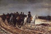 Jean-Louis-Ernest Meissonier Napoleon on the expedition of 1814 France oil painting artist